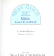 Cover of: Riddles about Hanukkah by Susan Cornell Poskanzer