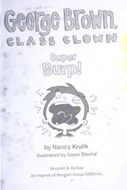Cover of: Super burp! by Nancy E. Krulik