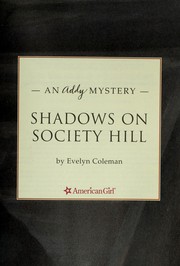 Cover of: Shadows on Society Hill : an Addy mystery