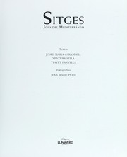 Cover of: Sitges: joya del Mediterráneo