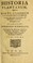 Cover of: Historia plantarum quae in Horto Academico Lugduni-Batavorum crescunt
