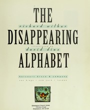 Cover of: The disappearing alphabet | Richard Wilbur