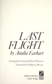 Cover of: Last flight by Amelia Earhart
