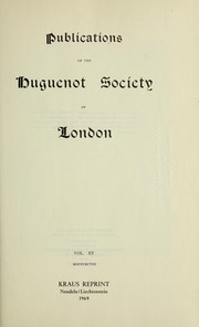 History of the Walloon & Huguenot Church at Canterbury by Francis W. Cross