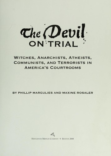 The devil on trial (2008 edition) | Open Library