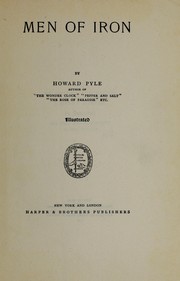 Cover of: Men of iron by Howard Pyle