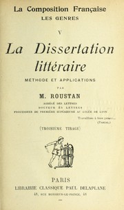 Cover of: La composition franc ʹaise by M. Roustan