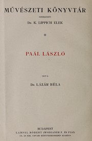 Cover of: Paál László