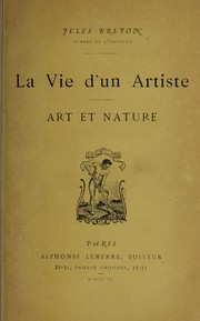 Cover of: La vie d'un artiste by Jules Adolphe Aimé Louis Breton