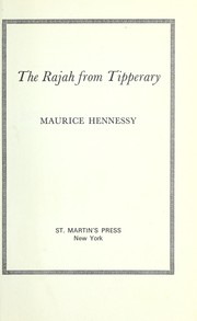 Cover of: The Rajah from Tipperary by Maurice N. Hennessy