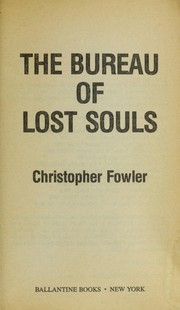 Cover of The Bureau of Lost Souls