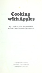 Cover of: Cooking with apples