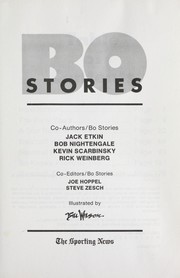 Cover of: Bo stories by co-authors, Jack Etkin ... [et al.] ; co-editors, Joe Hoppel, Steve Zesch ; illustrated by Bill Wilson.