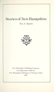 Cover of: Stories of New Hampshire