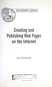 Cover of: Creating and publishing Web pages on the Internet
