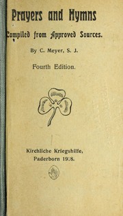 Cover of: Prayers and hymns by Catholic Church