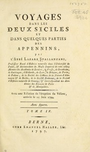Cover of: Voyages dans les deux Siciles et dans quelques parties des Appennins