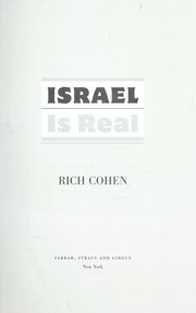 Cover of: Israel is real
