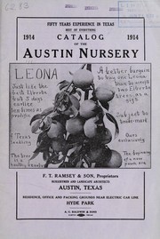 Cover of: 1914 catalog of the Austin Nursery by Austin Nursery