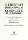 Cover of: Elementary principal's complete handbook