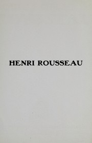 Cover of: Dodici opere di Rousseau by Henri Rousseau