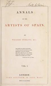 Cover of: Annals of the artists of Spain.