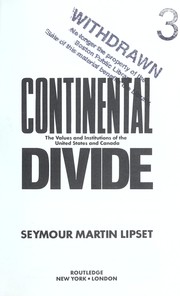 Cover of: Continental divide by Seymour Martin Lipset