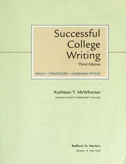 Cover of: Successful college writing by Kathleen T. McWhorter