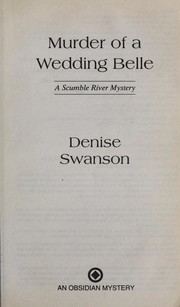 Cover of: Murder of a wedding belle: a Scumble River mystery