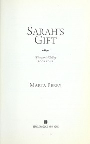 Cover of: Sarah's gift