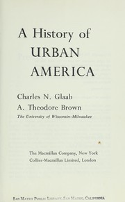 Cover of: A history of urban America