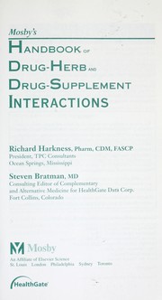 Cover of: Mosby's handbook of drug-herb and drug-supplement interactions