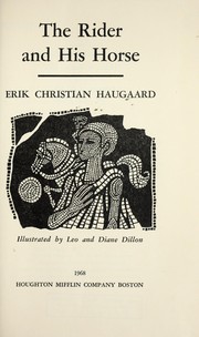 Cover of: The rider and his horse. by Erik Christian Haugaard
