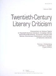 Cover of: Twentieth Century Literary Criticism