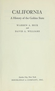 Cover of: California: a history of the Golden State