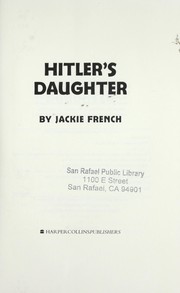 Cover of: Hitler's daughter by Jackie French