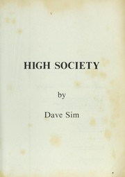 Cover of: High society by Dave Sim