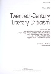 Cover of: Twentieth-century literary criticism by Lawrence J. Trudeau