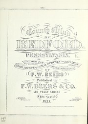 County atlas of Bedford, Pennsylvania