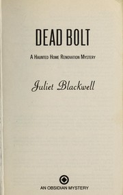 Cover of: Dead bolt