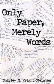 Cover of: Only Paper, Merely Words