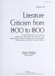Cover of: Literature criticism from 1400 to 1800