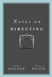 Cover of: Notes on directing