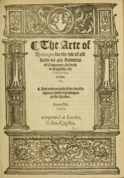 The arte of rhetorique by Wilson, Thomas