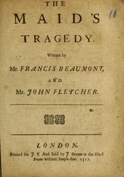 Cover of: The maid's tragedy