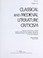 Cover of: Classical and medieval literature criticism
