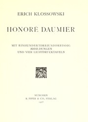 Cover of: Honoré Daumier