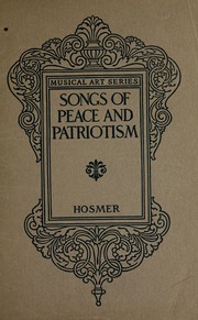Songs of peace and patriotism by E. S. Hosmer