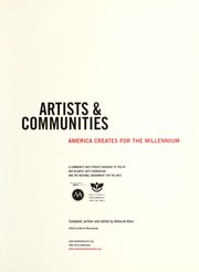 Cover of: Artists & communities: America creates for the millennium