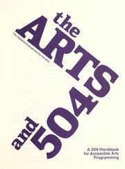 Cover of: The arts and 504 by National Endowment for the Arts